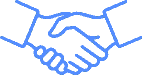 Icon-integrity Handshake icon representing agreement or partnership between two people